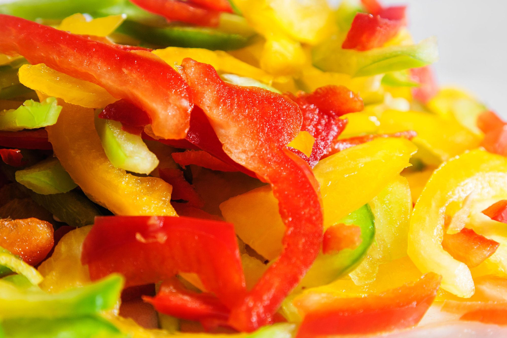 Paprika-Mix in Streifen